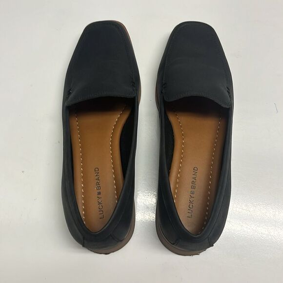 Lucky Brand Navy Blue Slip-On Loafers - Picture 3 of 16